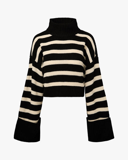 Cropped Turtle Neck Sweater