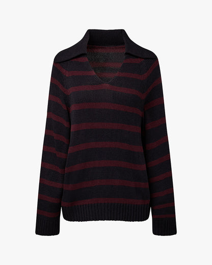 Collar V Neck Sweater