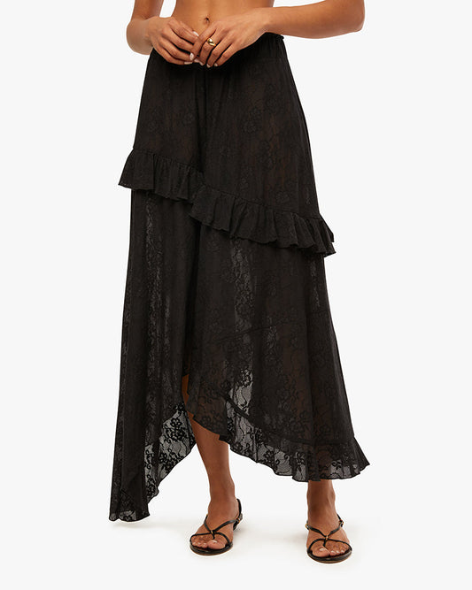 Lace Ruffle Skirt