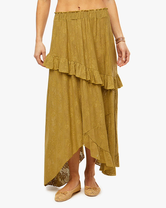 Lace Ruffle Skirt