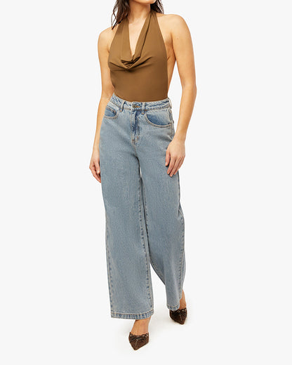 Cowl Neck Bodysuit