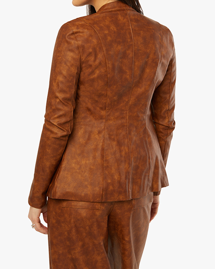 Vegan Leather Moto Jacket
