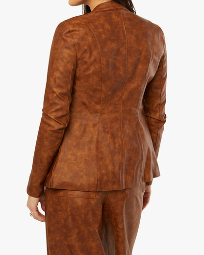 Vegan Leather Moto Jacket