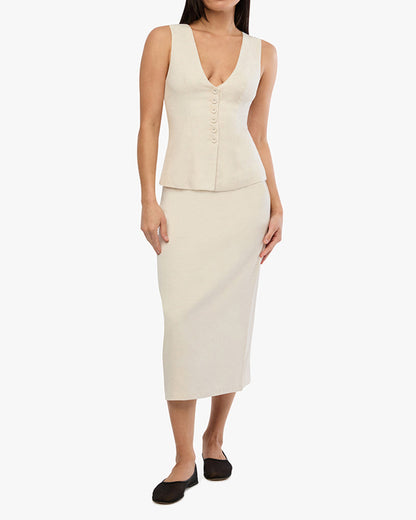 A-line Midi Skirt