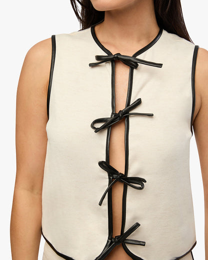 Tie Front Vest