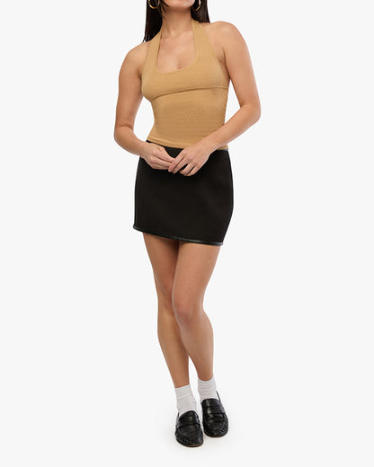 Scoop Neck Halter Tank
