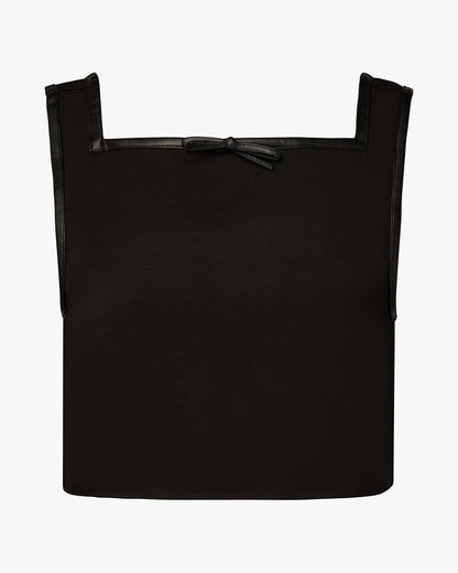 Cropped Square Neck Top