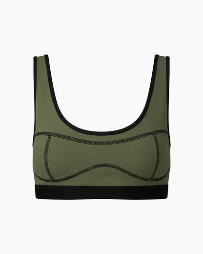 Scoop Neck Silhouette Bra