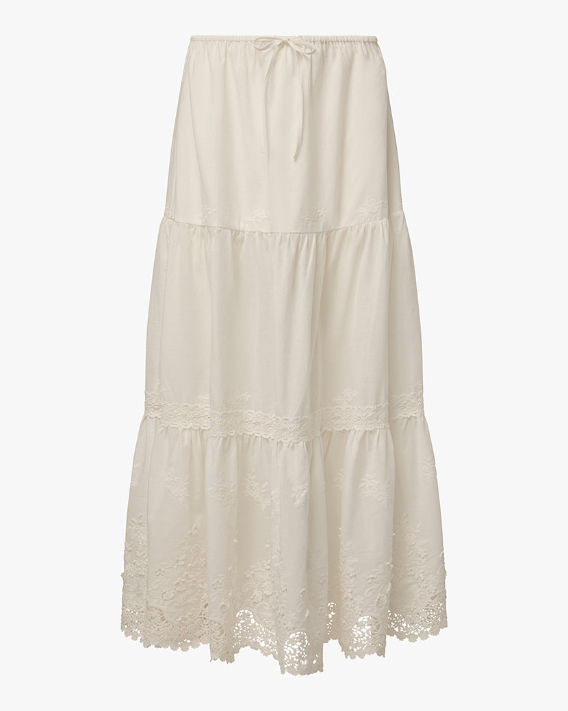 Midi Pull On Skirt