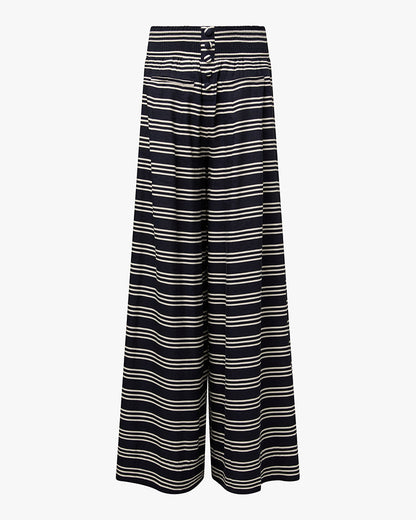 Button Front Palazzo Pant