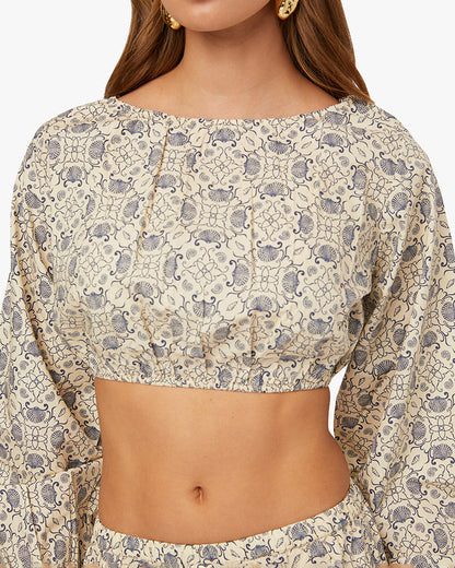 Cropped Bubble Top
