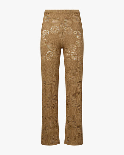 Wide Leg Crochet Pants