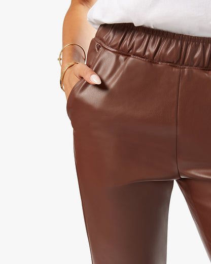 Vegan Leather Jogger