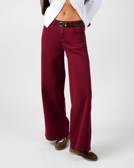 Relaxed Low Rise Baggy Pants