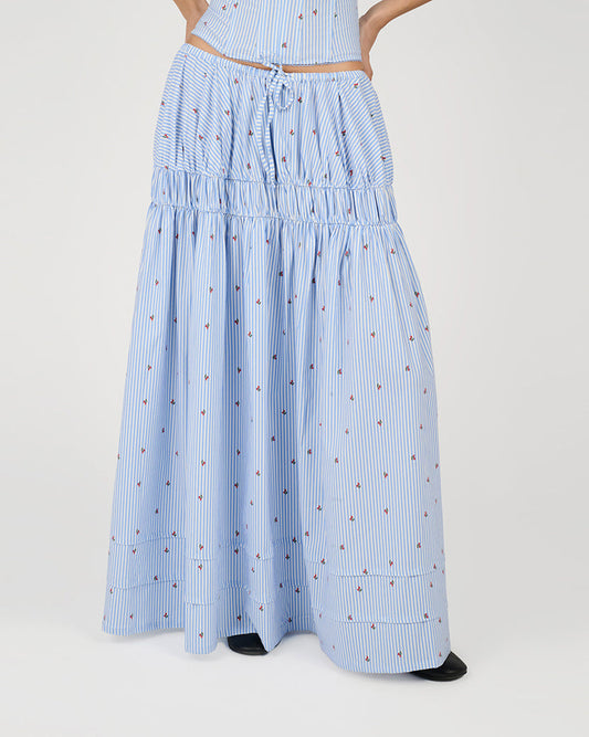 Tiered Midi Skirt