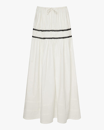 Tiered Midi Skirt