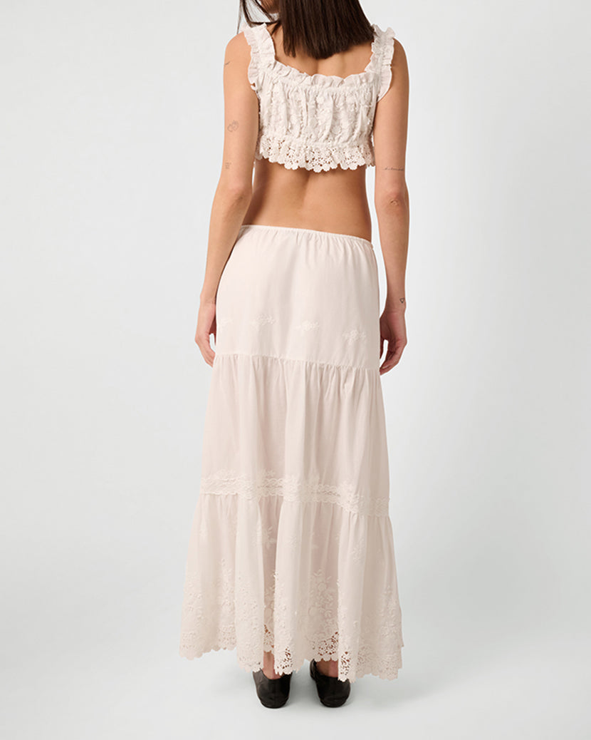 Midi Pull On Skirt