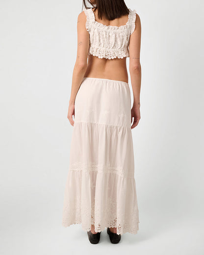 Midi Pull On Skirt