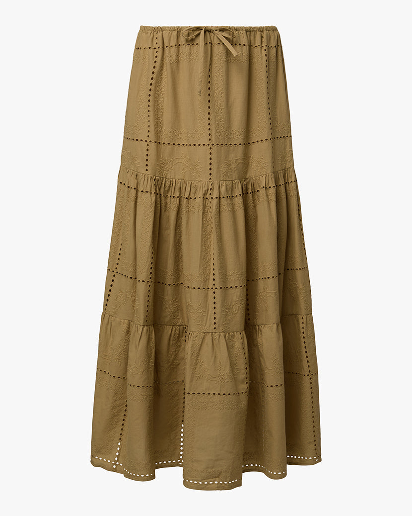 Midi Pull On Skirt