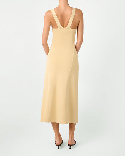 Scoop Neck Midi Dress