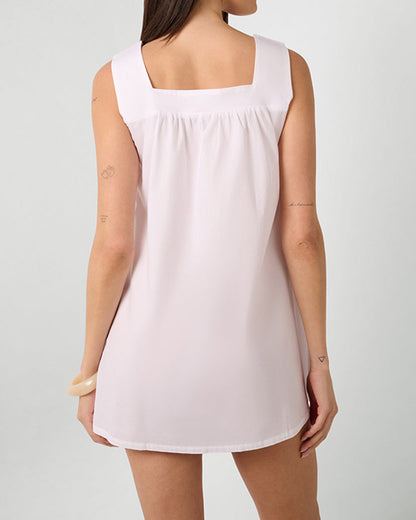 Square Neck Babydoll Mini Dress