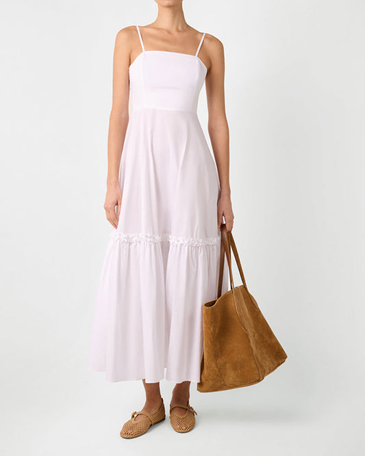 Ruffle Flare Midi Dress