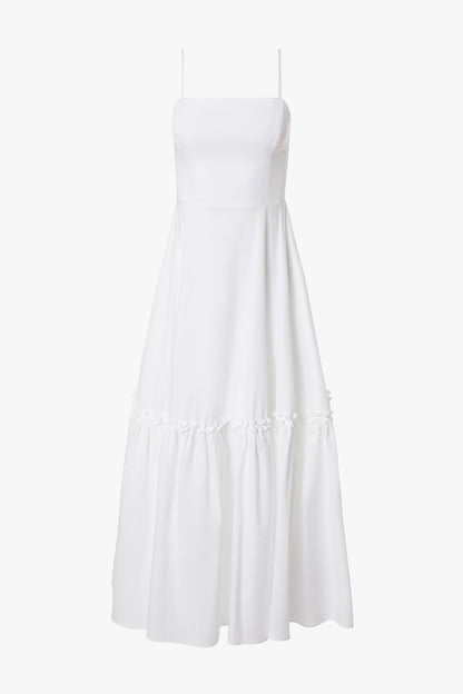 Ruffle Flare Midi Dress