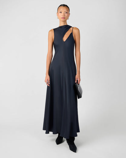 Wrap Neck Slip Dress