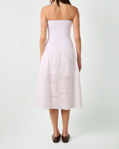 Ribbed Cotton Midi Dress