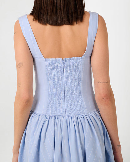 Corset Peplum Mini Dress