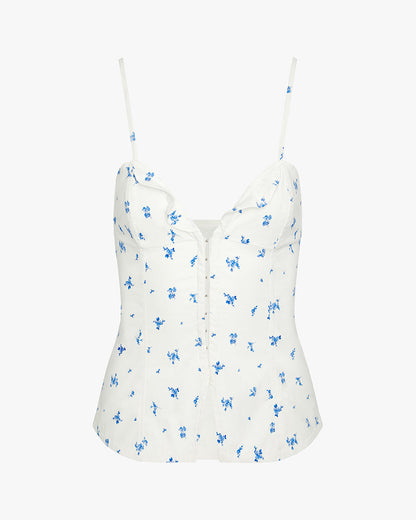 Ruffle Corset Top