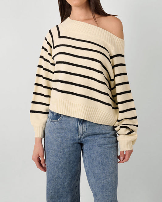 Off Shoulder Sweater