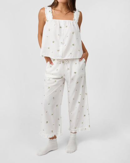 Ruffle Pull-On Pants
