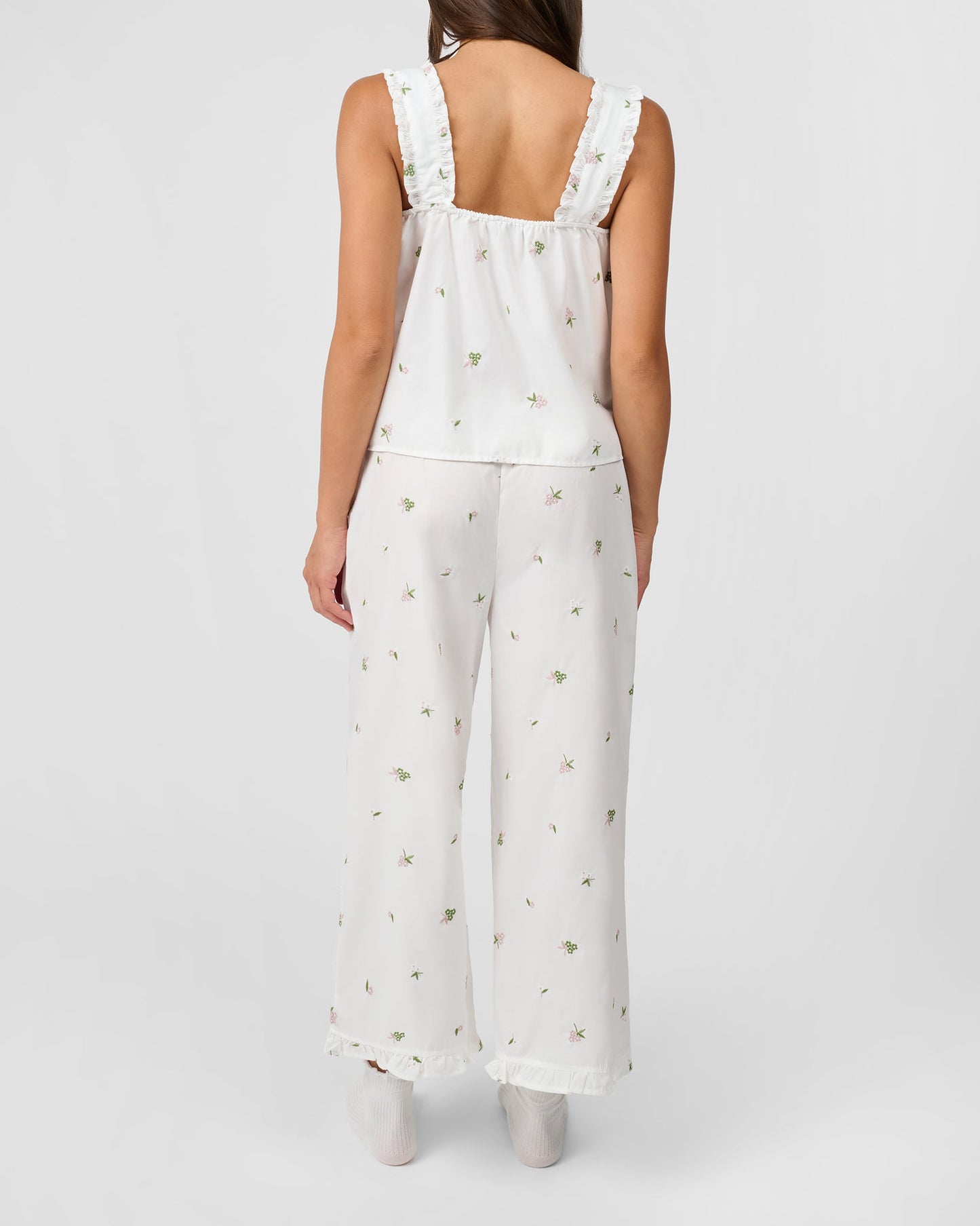 Ruffle Pull-On Pants