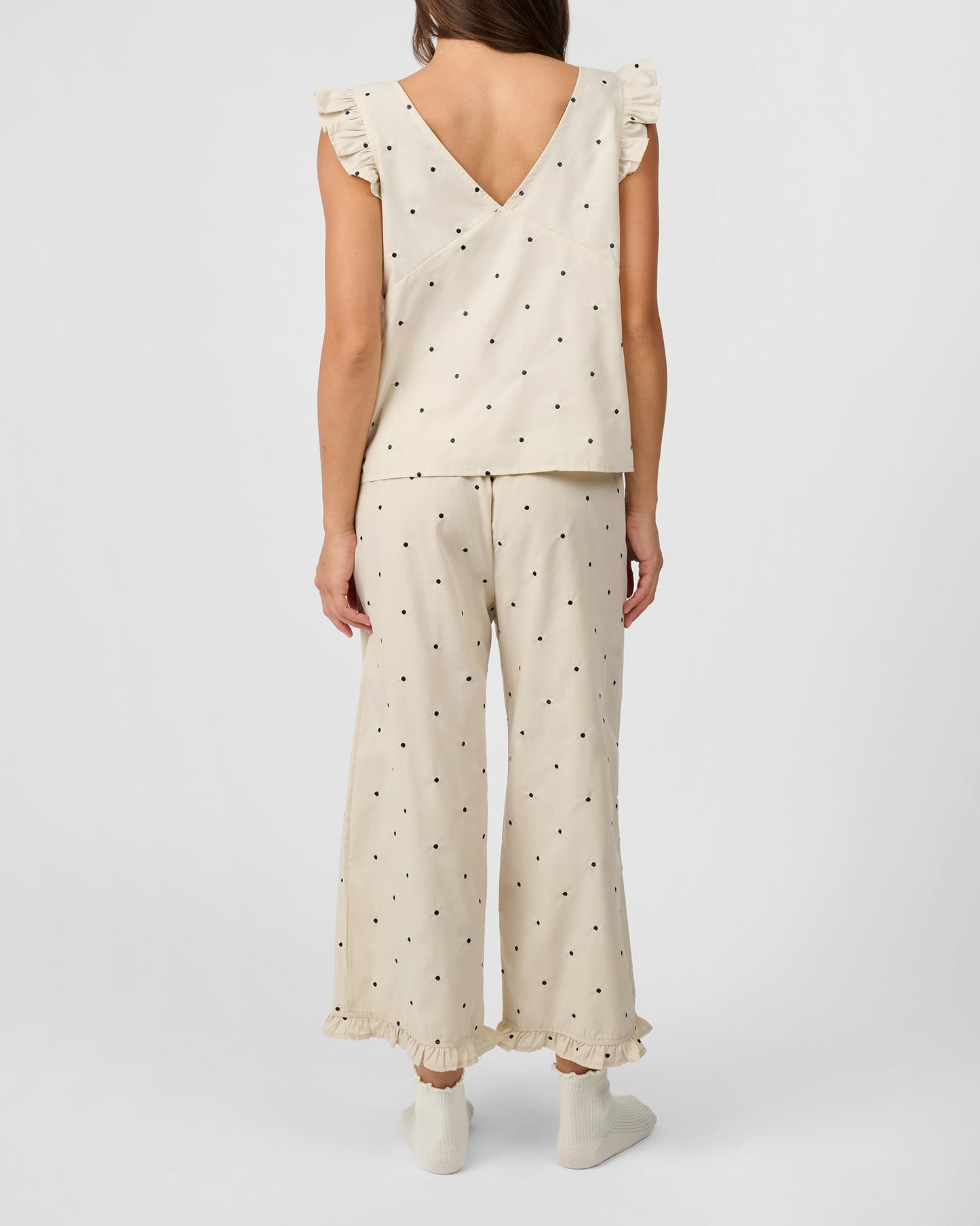 Ruffle Pull-On Pants