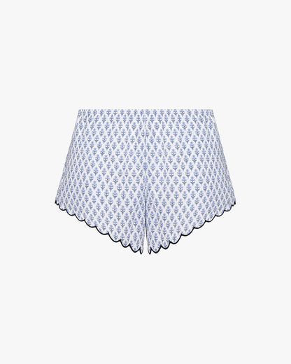 Scallop Pajama Shorts