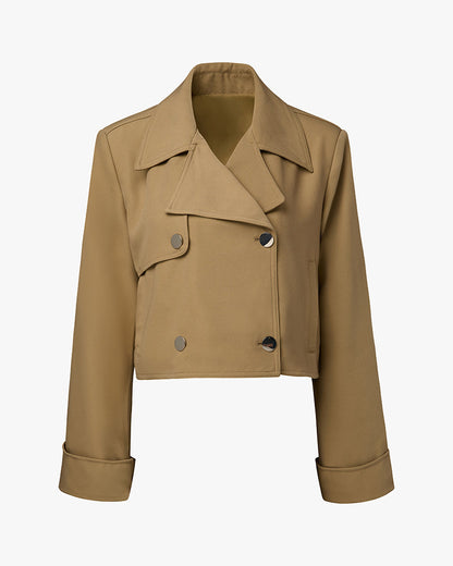 Cropped Trench Coat