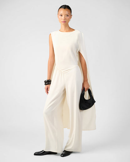 Draped Dolman Sleeve Jumpsuit