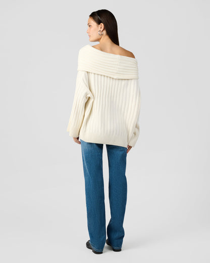 Oversized Off Shoulder Sweater