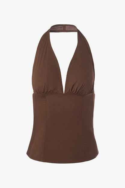 Halter Neck Corset Top