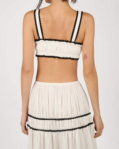 Ruched Crop Top