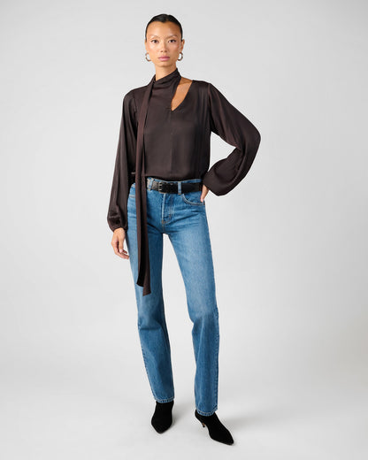Wrap Neck Tie Top