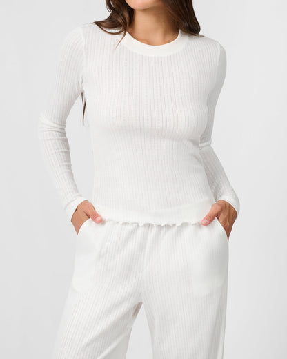 Long Sleeve Crewneck Top