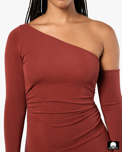 Long Sleeve Off Shoulder Dress