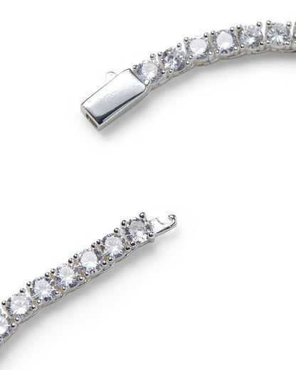 Pave Pendant On Crystal Necklace