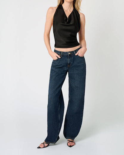 Halter Cowl Neck Top