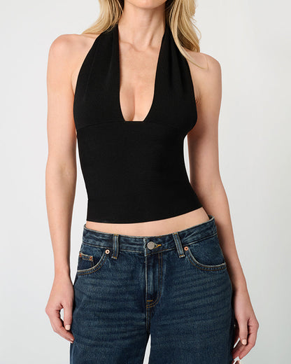 Knit Halter Top