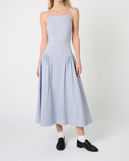 Flare Panel Midi Dress