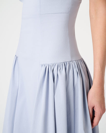 Flare Panel Midi Dress