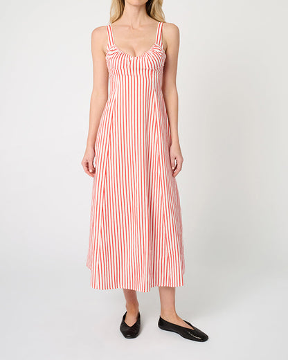 Ruched Cup Midi Dress